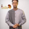 Chemise Homme Simple en Pagne Tissé - Élégance Traditionnelle, Confort et Style – Image 4