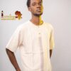 Chemise Homme Simple en Pagne Tissé - Élégance Traditionnelle, Confort et Style – Image 3