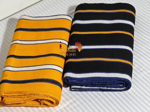 Pagne Tissé 8 Bandes - L'Artisanat Africain Redéfini pour des Créations Uniques – Image 8