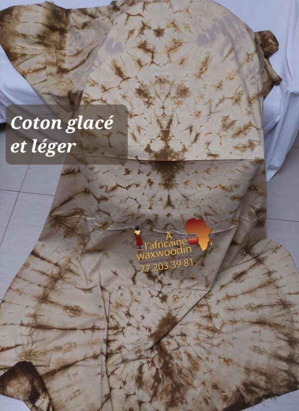 Leger en coton glacé