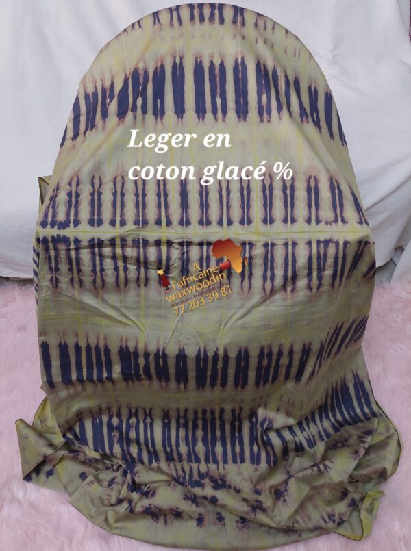 Leger en coton glacé