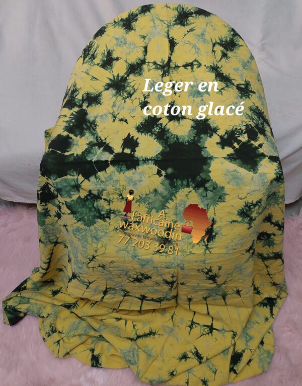 Leger en coton glacé