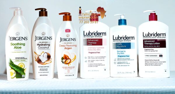 lubriderm+JERGENS